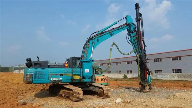Rotary rock breaking drilling;